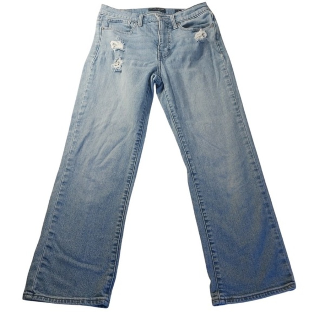 Lucky Brand Zoe High Rise Straight Jeans 6/28 Ankle Distressed Casual Classic